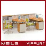 office furniture office desk/for two people p-114