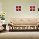 office sofa, Modern leather sofa, Genuine leather Sofa WS-252