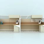 office system furniture workstation with frame &amp; panel office seperation Interra