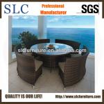 On Promotion Outdoor Wicker Furniture Round Tables (SC-B8917) SC-B8917 Outdoor Wicker Furniture Round Tables