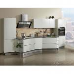 OPPEIN Guangzhou White Thin Acrylic Finish of Kitchen Cabinet OP12-X164