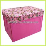 ottoman furniture Modern Style Fabric Square Storage Chairs YF-CS085