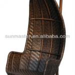 Outdoor Aluminium PE Rattan Swing Chair WB-8004