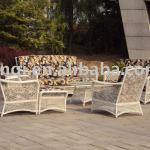 outdoor aluminum screw rattan sofa set YQR-359