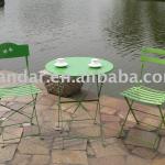 outdoor coffee iron folding table and chair CH-IR008