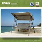 Outdoor fabrice swing with canopy HLSW005