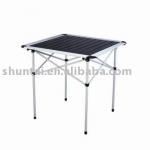 Outdoor foldable Aluminum camping table with painting KST-010