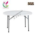 Outdoor foldable round cheap plastic table YC-T15 YC-T15