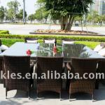 Outdoor furniture garden rattan dining table chair set 2013 KS5072 KS5072