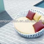 outdoor furniture PE rattan sofa beach sun round bed 58-6