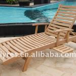 Outdoor furniture,teak sun lounger LT0026 LT0026