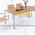 Outdoor Garden Furniture WPC Poly Wood Dining Sets FCO-P23 FCO-P23