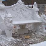 outdoor garden stone benches TAB158