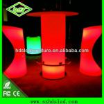 outdoor high bar table of commercial led furniture HDS203