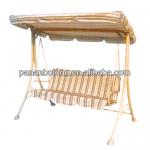 outdoor leisure polyester metal 3 seat swing LFT-3287