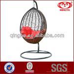 outdoor living room round PE Rattan hanging chair &amp; indoor wicker swing chair QHH-2045