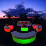 Outdoor party IP65 waterproof LED illuminated bar furniture Modern style CFL-led bar table-BC-2