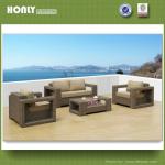 Outdoor patio furniture aluminum powder coated outdoor sofa HLWSS088