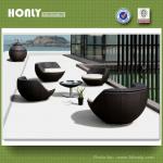 Outdoor patio poly rattan furniture designer HLWCS214B