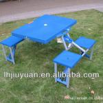 outdoor plastic portable picnic folding table JY-010