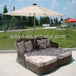 outdoor rattan bed CF-2001