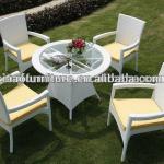 outdoor rattan dining table and chairs 2084+2042