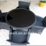 outdoor rattan furniture AWRF6103-2013 garden dining set AWRF6103