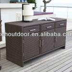 Outdoor rattan patio cabinet DH-9820