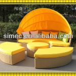 outdoor rattan sun bed SCRB-016 SCRB-016