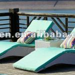 outdoor rattan sun lounger--new design YF5023-2