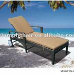 outdoor rattan sun lounger/outdoor rattan recliner chair/synthetic rattan sunbed YN-L-005A