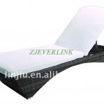 OUTDOOR RATTAN SUNBED/ GARDEN WICKER CAUSL LOUNGE ITEM:100015