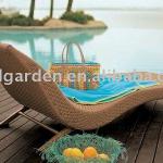 Outdoor rattan wicker pool sunbed daybed KD-08019