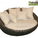 Outdoor Sofa Bed, Round Lounge Chair, Outdoor Lounge Bed TF