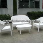 Outdoor Stacking Plastic Rattan Sofa Set WS-050