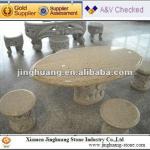 outdoor stone Table and bench, garden table/garden bench