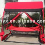 outdoor swing bed with canopy YX5210