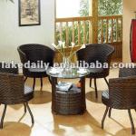 outdoor wicker bistro set lk-w055