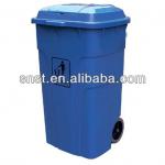 Outdoors lage plastic dustbin