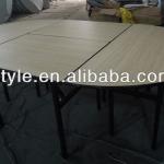 Oval round folding tables for sale MCT