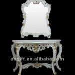 OXGIFT console table with decorative mirror frame YL 8903