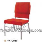 Padded Stackable Church Chairs with Bookholder YA-C019 YA-C015