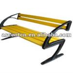 Park Bench of bamboo board and iron leg, Bam-130