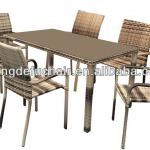 patio furniture rattan table and chair set outdoor furniture TC-7-25-1