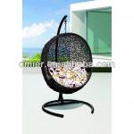 patio rattan egg chair garden swing chairs manufacturer OMR-C047