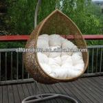 Patio rattan egg hanging chair and hanging indoor swing chair SL13RC0001