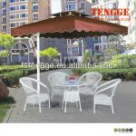 Patio Umbrella with Rattan furniture 098065,TG-8002