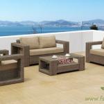 Patio wicker leisure sofa outdoor furniture HLWSS088