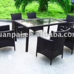 PE durable outdoor furniture and dining table LK-RD102