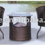 PE rattan furniture / outdoor furniture / garden table and chair RC056/ RT056